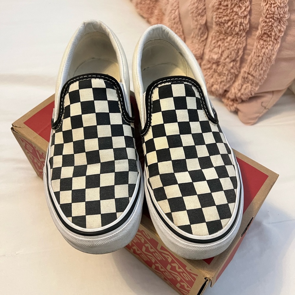 Checkered Vans